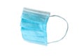 medical face mask or surgical ear loop mask with copy space.