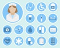 Medical flat icons