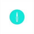 Medical forcep icon. Dental instrument. Dentistry. A simple vector icon in a flat style is isolated. Illustration of the