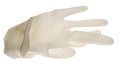 Medical glove isolated Royalty Free Stock Photo