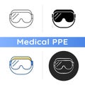 Medical goggles icon Royalty Free Stock Photo