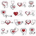 Medical halth care icon set