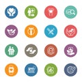 Medical and Health Care Icons Set. Flat Design. Royalty Free Stock Photo