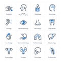Medical & Health Care Icons Set 1 - Specialties