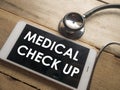 Medical and Health Care Concept, Medical Check Up Royalty Free Stock Photo