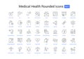 Medical Health Icons set vector collections