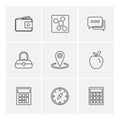 medical , health , navigation , conversation , eps icons set vector