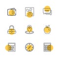 medical , health , navigation , conversation , eps icons set vector