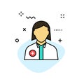 Medical and Health web icons in line style. Medicine and Health Care, RX, infographic. Vector illustration