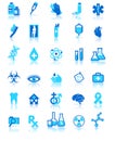 Medical Healthcare Icons Collection, Symbols Royalty Free Stock Photo