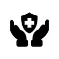 Medical and healthcare Protection Icon