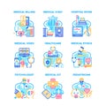 Medical Healthcare Set Icons Vector Illustrations