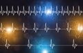 Medical Heartbeat Illustration Royalty Free Stock Photo