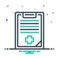 mix icon for Medical History, healthcare and medicine