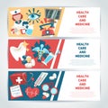 Medical horizontal banners