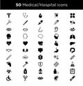 Medical and Hospital Icons