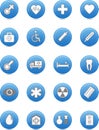 Medical icon set, vector