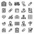 Medical Icon Set. 48 x 48 pixels perfect