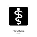 medical icon in trendy design style. medical icon isolated on white background. medical vector icon simple and modern flat symbol Royalty Free Stock Photo