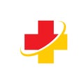 Medical icon vector symbol hospital logo