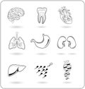 Medical icons Royalty Free Stock Photo