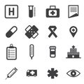 Medical Icons, flat design vector illlustion eps10.