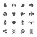 Medical icons. Human organs