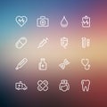 Medical Icons Royalty Free Stock Photo