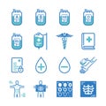 Medical icons set Royalty Free Stock Photo