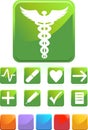 Medical Icons - Square Royalty Free Stock Photo