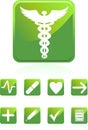 Medical Icons - Square Royalty Free Stock Photo