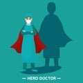 Medical icu doctor heroe cape