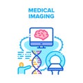 Medical Imaging Vector Concept Color Illustration