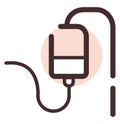 Medical infusion, icon