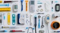 Medical Instruments Collection Royalty Free Stock Photo