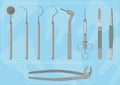 Medical instruments dentist