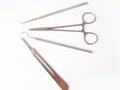 Medical instruments isolated Royalty Free Stock Photo