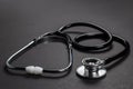 medical instument stethoscope with copyspace for text message