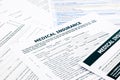 Medical insurance form,