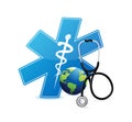 medical international symbol . illustration design