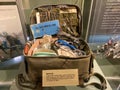 Medical kit used by the United States Navy Seals in battle