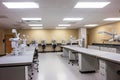 medical laboratory, with advanced testing equipment and procedures