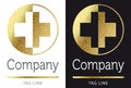 Medical logo in gold