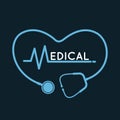 MEDICAL logo vector Royalty Free Stock Photo