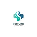 Medical logotype health care design cross illustration template Royalty Free Stock Photo