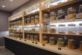 medical marijuana dispensary, with variety of products for mental and physical ailments