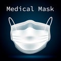 Medical mask front