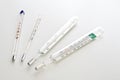 Medical mercury thermometers