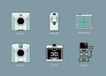 Medical modality icon sets Royalty Free Stock Photo