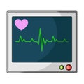 Medical monitor.Medicine single icon in cartoon style vector symbol stock illustration web.